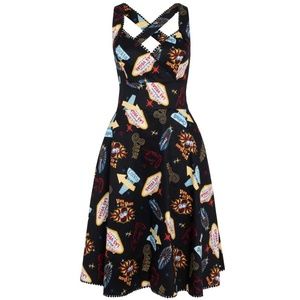 Voodoo Vixen Viva Las Vegas Dress w/ pockets!!